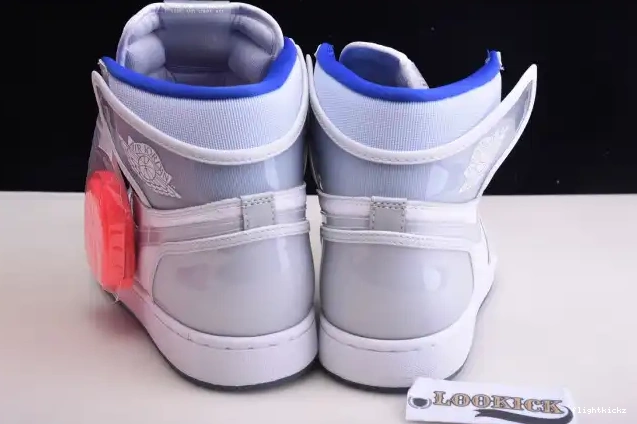 Air CK6637-104 1 High White Jordan Retro Zoom Blue Racer 0630